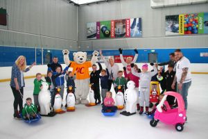 Ice Skating Party with IC the Bear
