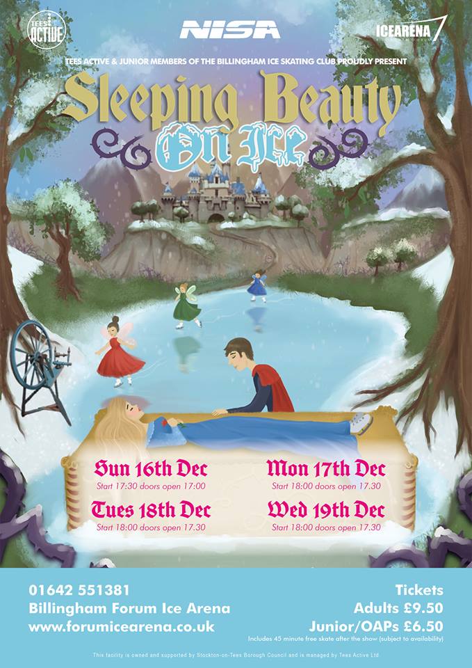 Sleeping Beauty Pantomime On Ice Poster